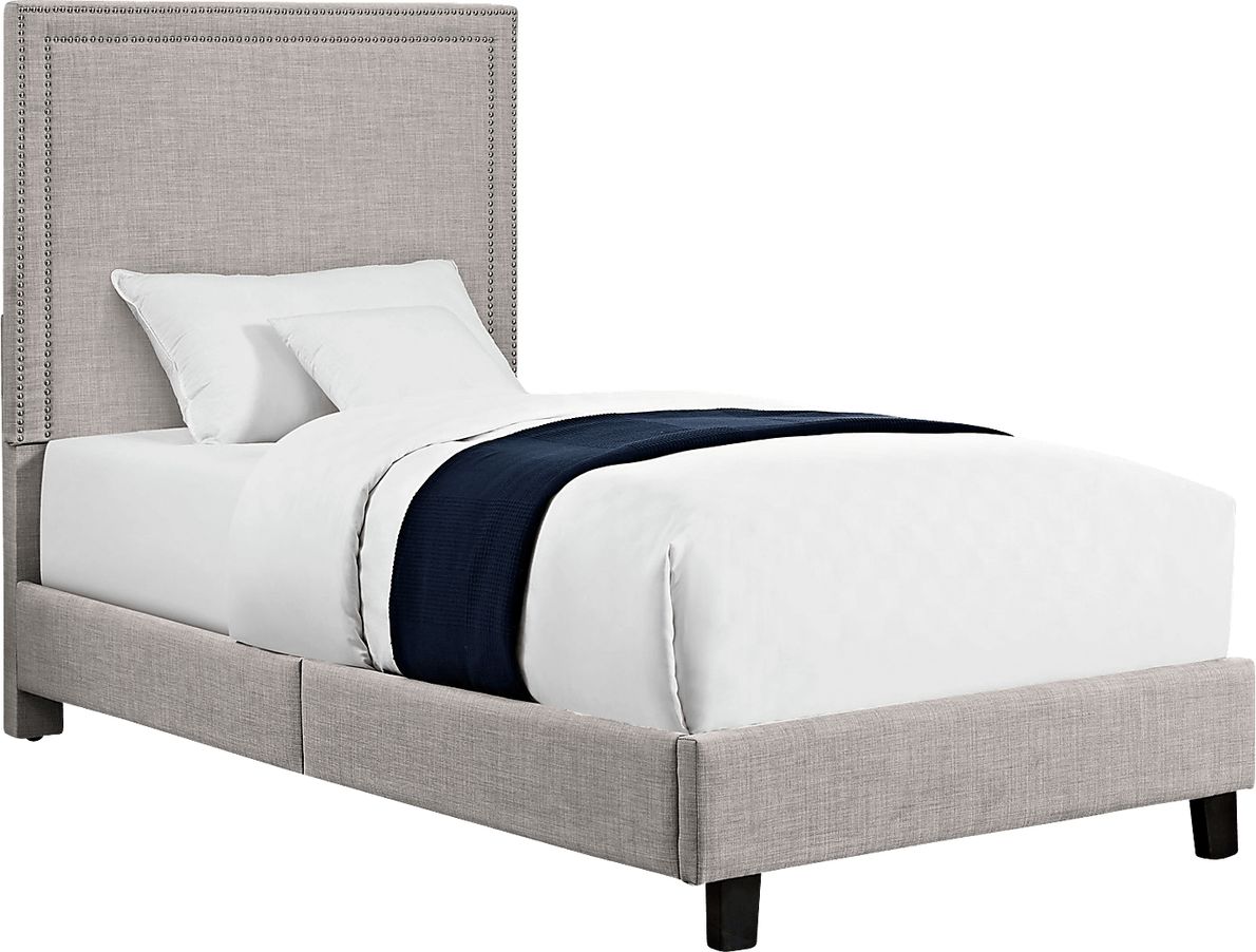 Draeger Gray Twin Platform Bed