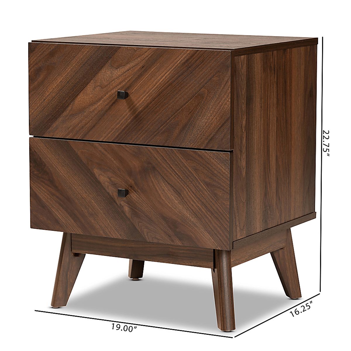Dragonback Dark Wood Sangria Brown Nightstand | Rooms to Go