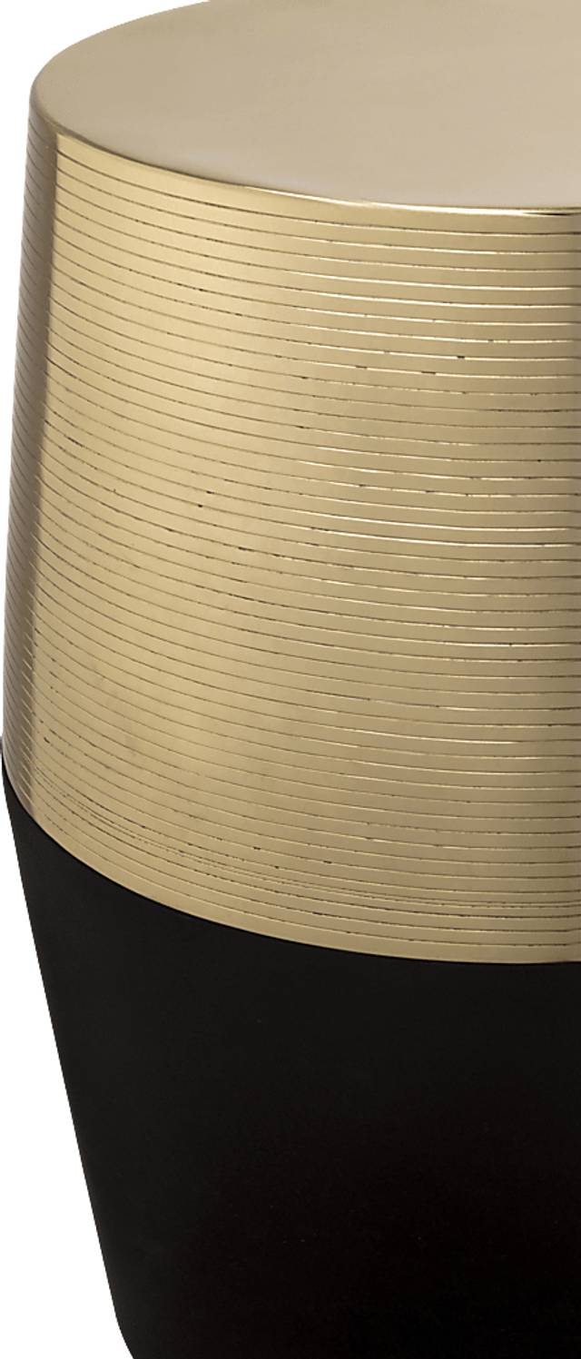 Drana Black Accent Stool - Thumbnail - Image 3