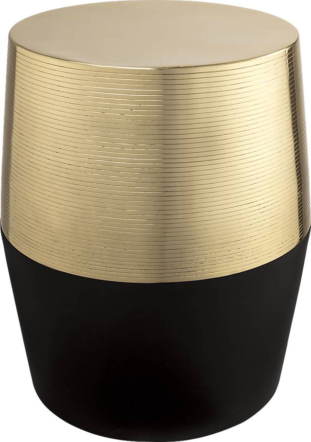 Drana Black Accent Stool - Thumbnail - Image 1