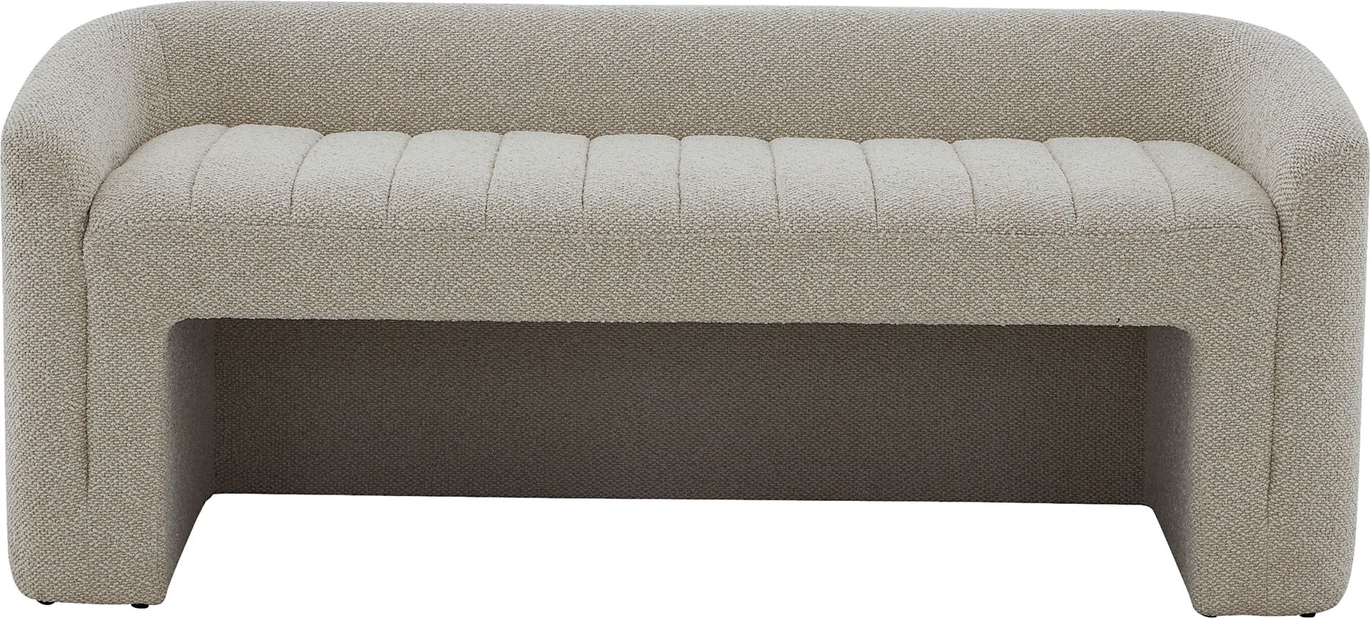 Draper Beige Accent Bench - Image 2