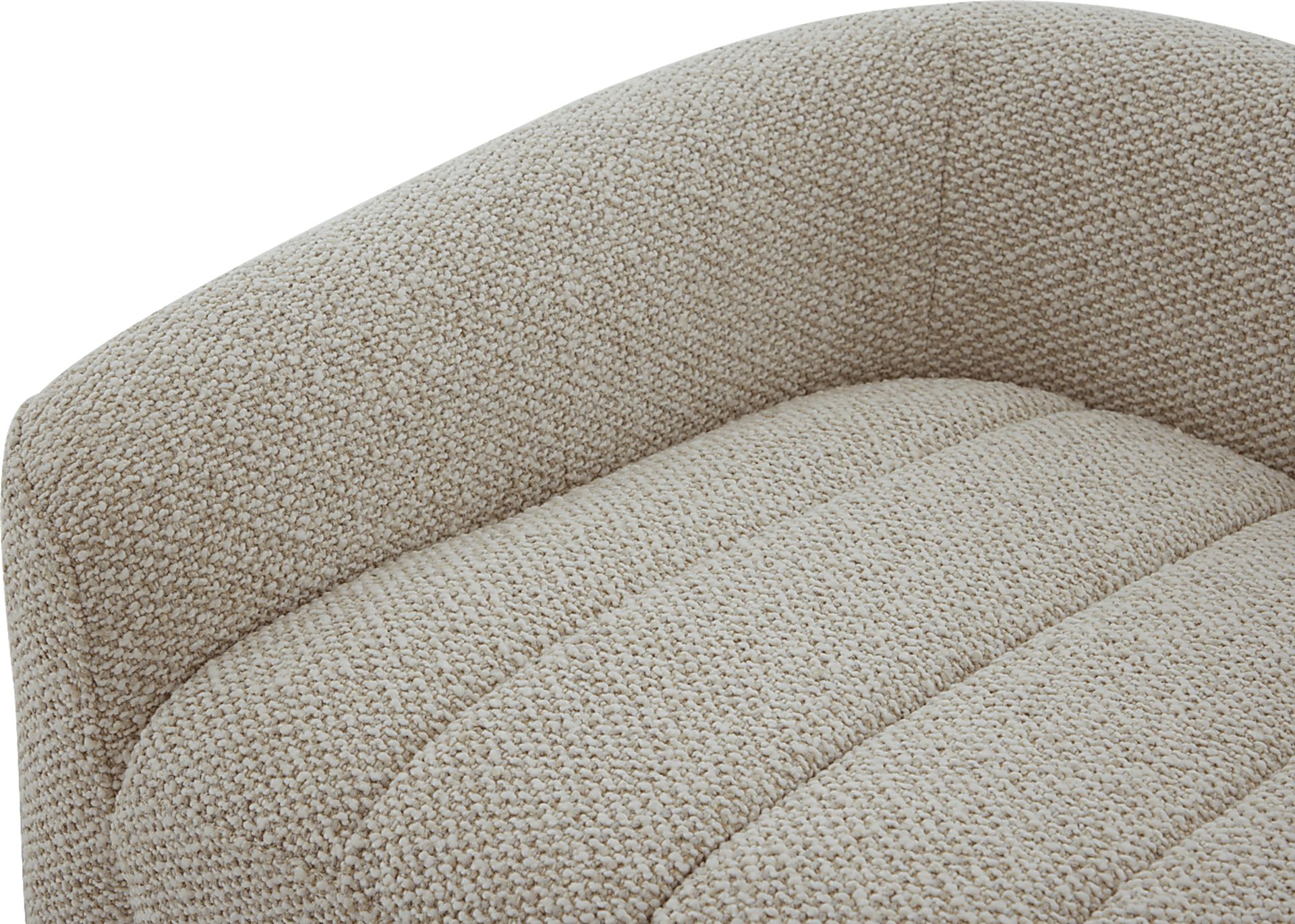 Draper Beige Accent Bench - Image 3