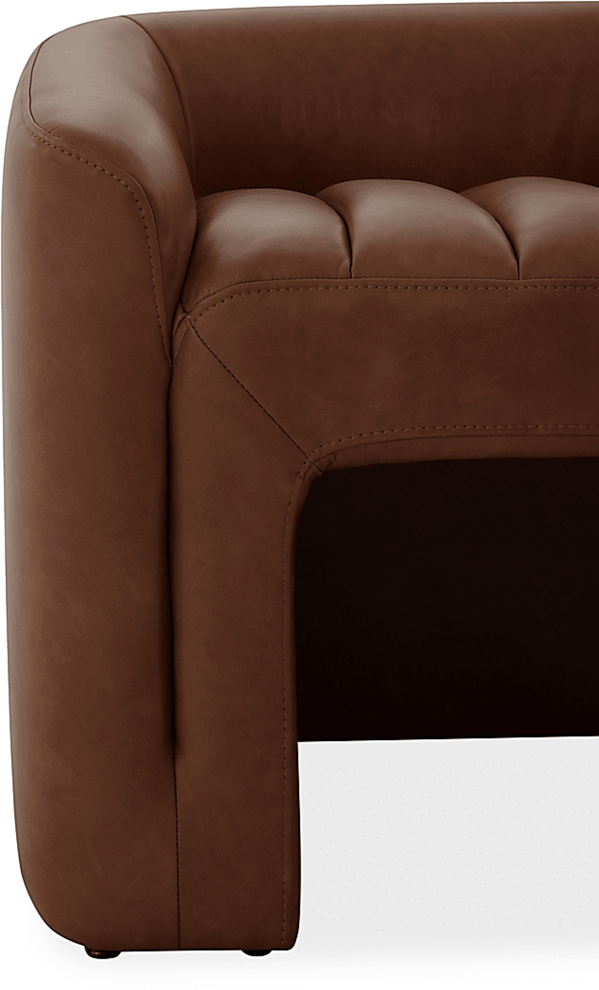 Draper Camel Accent Bench - Image 6