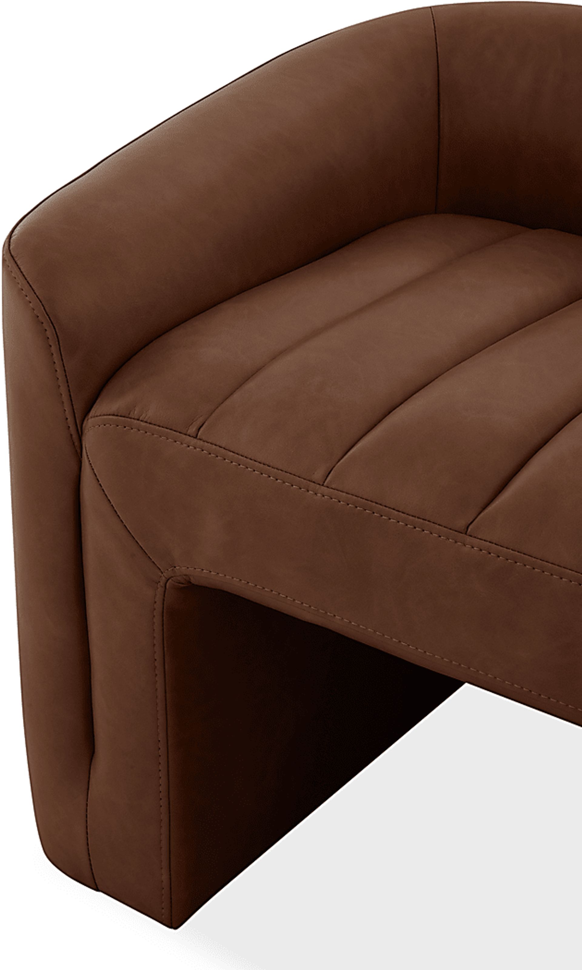 Draper Camel Accent Bench - Image 5