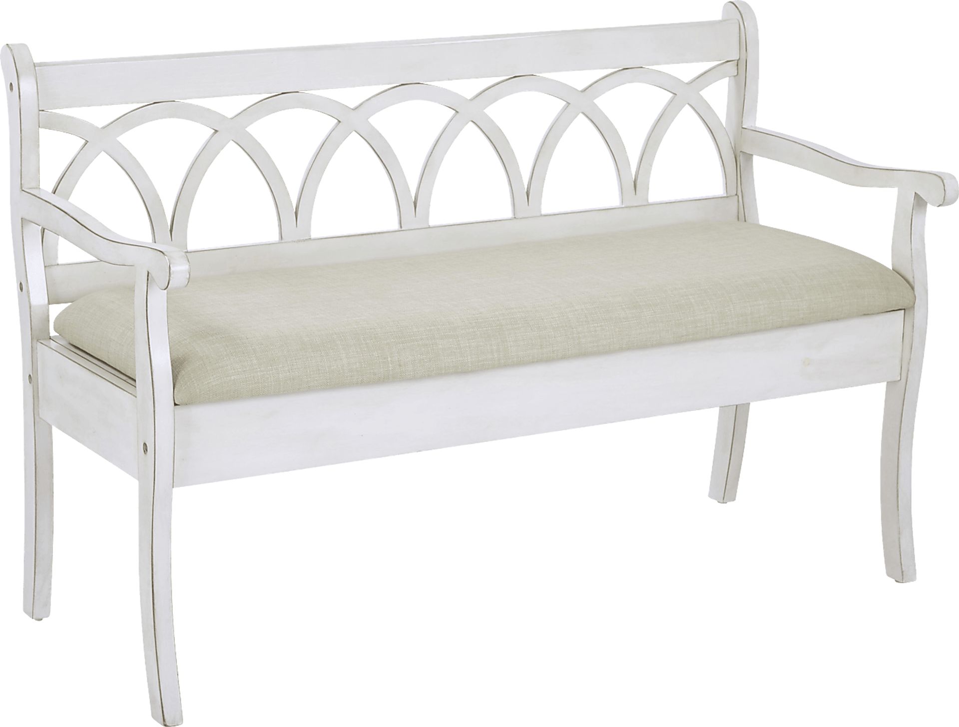 Arhun White Bench - Image 1