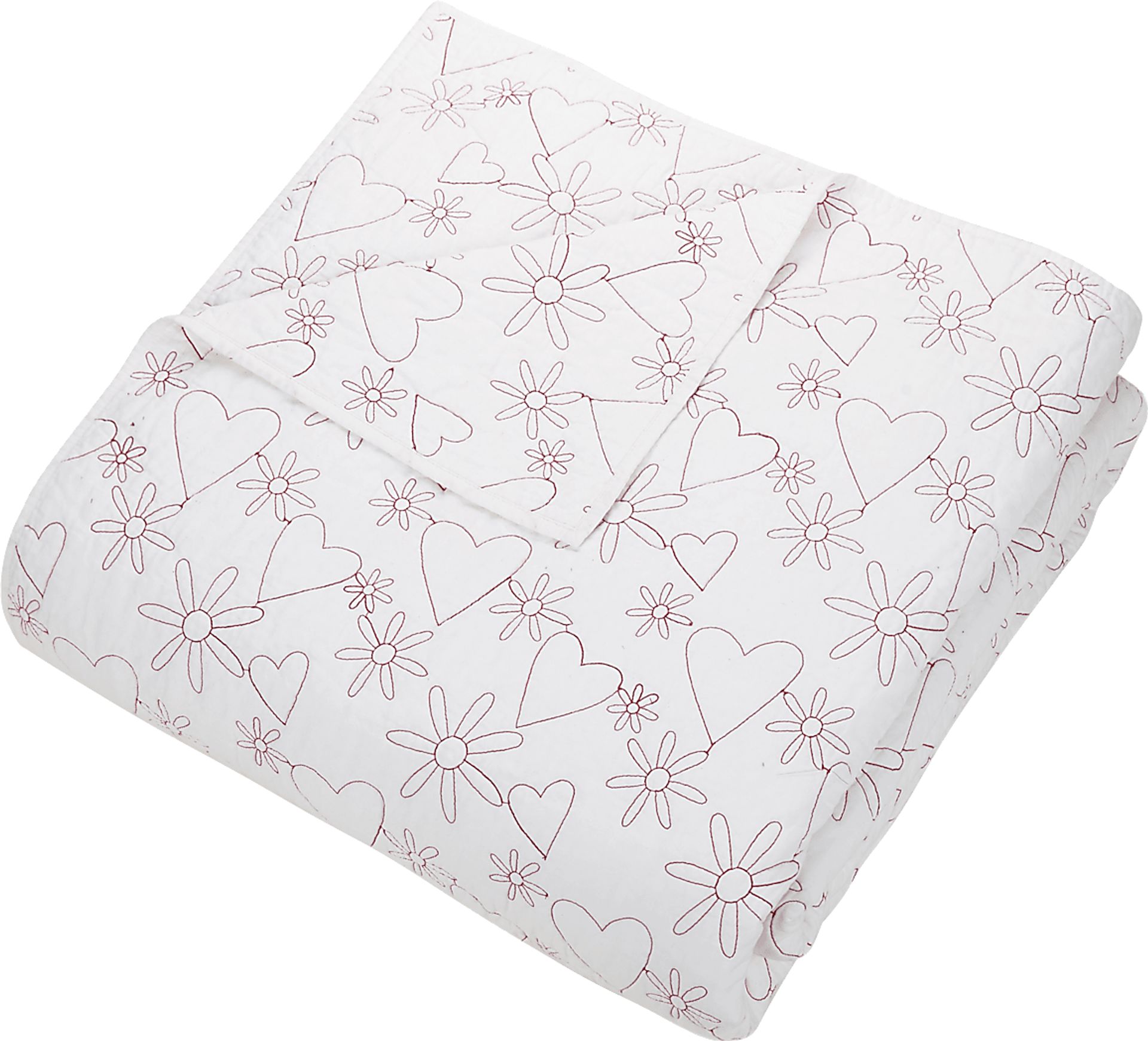Draya White 3 Pc Full/Queen Comforter Set - Image 5