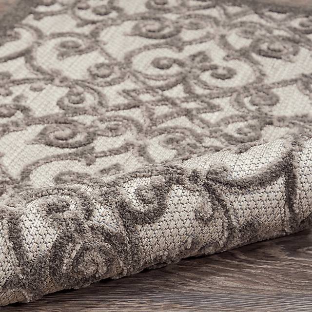 Drayce Gray 8' x 11' Indoor/Outdoor Rug - Thumbnail - Image 2