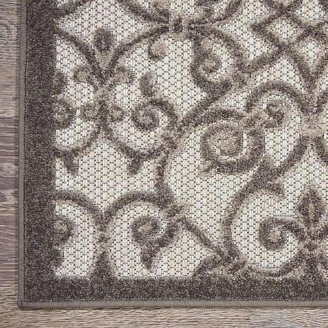 Drayce Gray 8' x 11' Indoor/Outdoor Rug - Thumbnail - Image 3