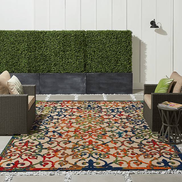 Drayce Multi 5' x 8' Indoor/Outdoor Rug - Thumbnail - Image 9