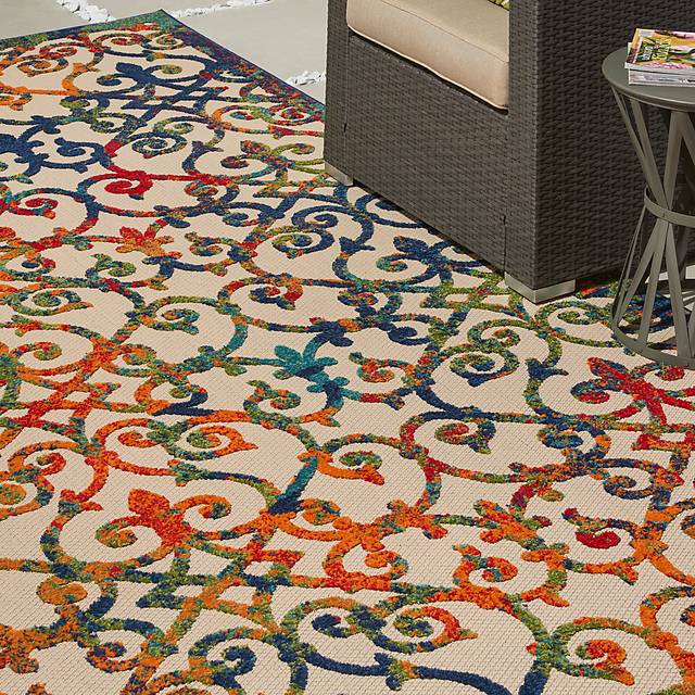 Drayce Multi 5' x 8' Indoor/Outdoor Rug - Thumbnail - Image 10