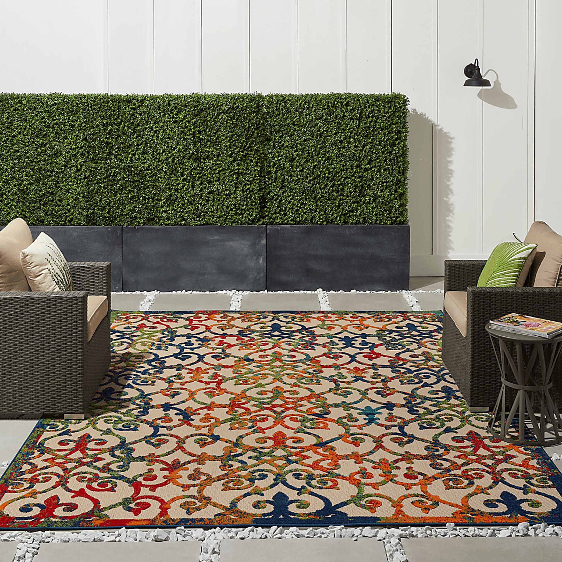 Drayce Multi 8' x 11' Indoor/Outdoor Rug - Image 9