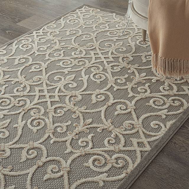 Drayce Natural 5'3 x 7'5 Indoor/Outdoor Rug - Thumbnail - Image 3