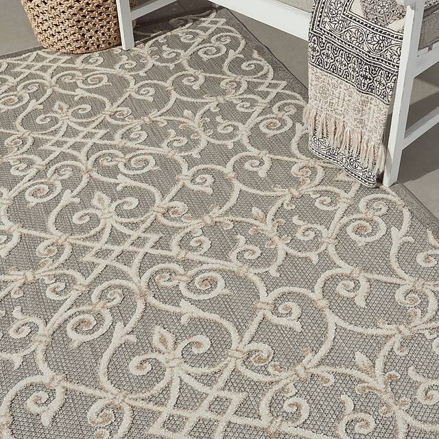 Drayce Natural 5'3 x 7'5 Indoor/Outdoor Rug - Thumbnail - Image 5