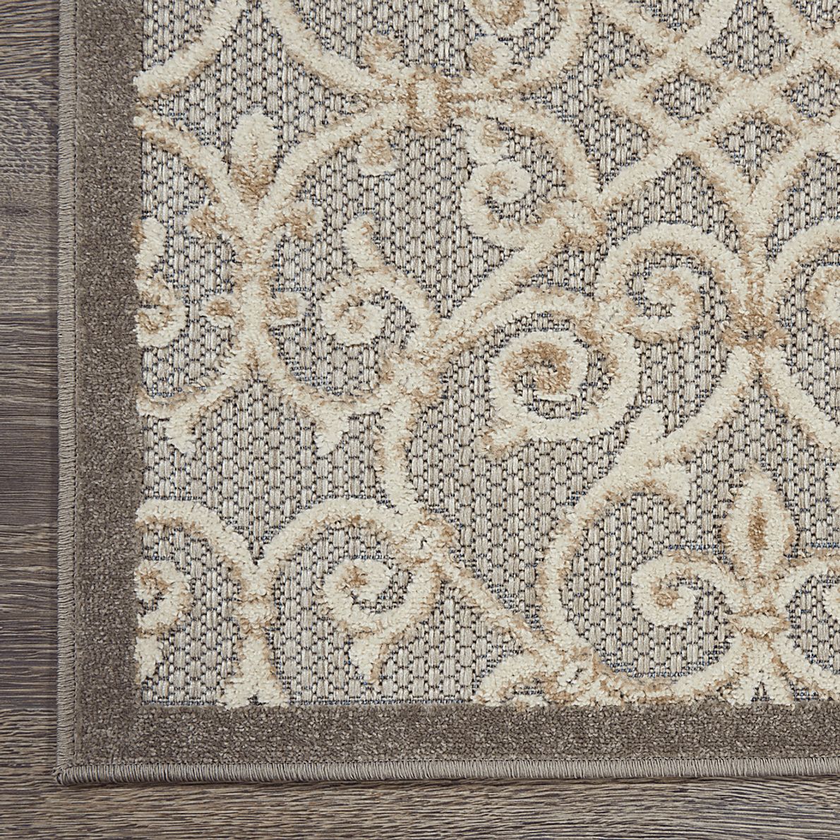 Drayce Natural 5'3 x 7'5 Indoor/Outdoor Rug
