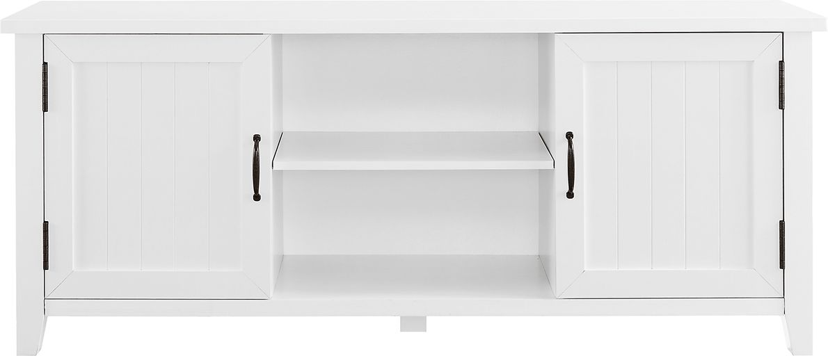 Draycott White 58 in. Console - Rooms To Go