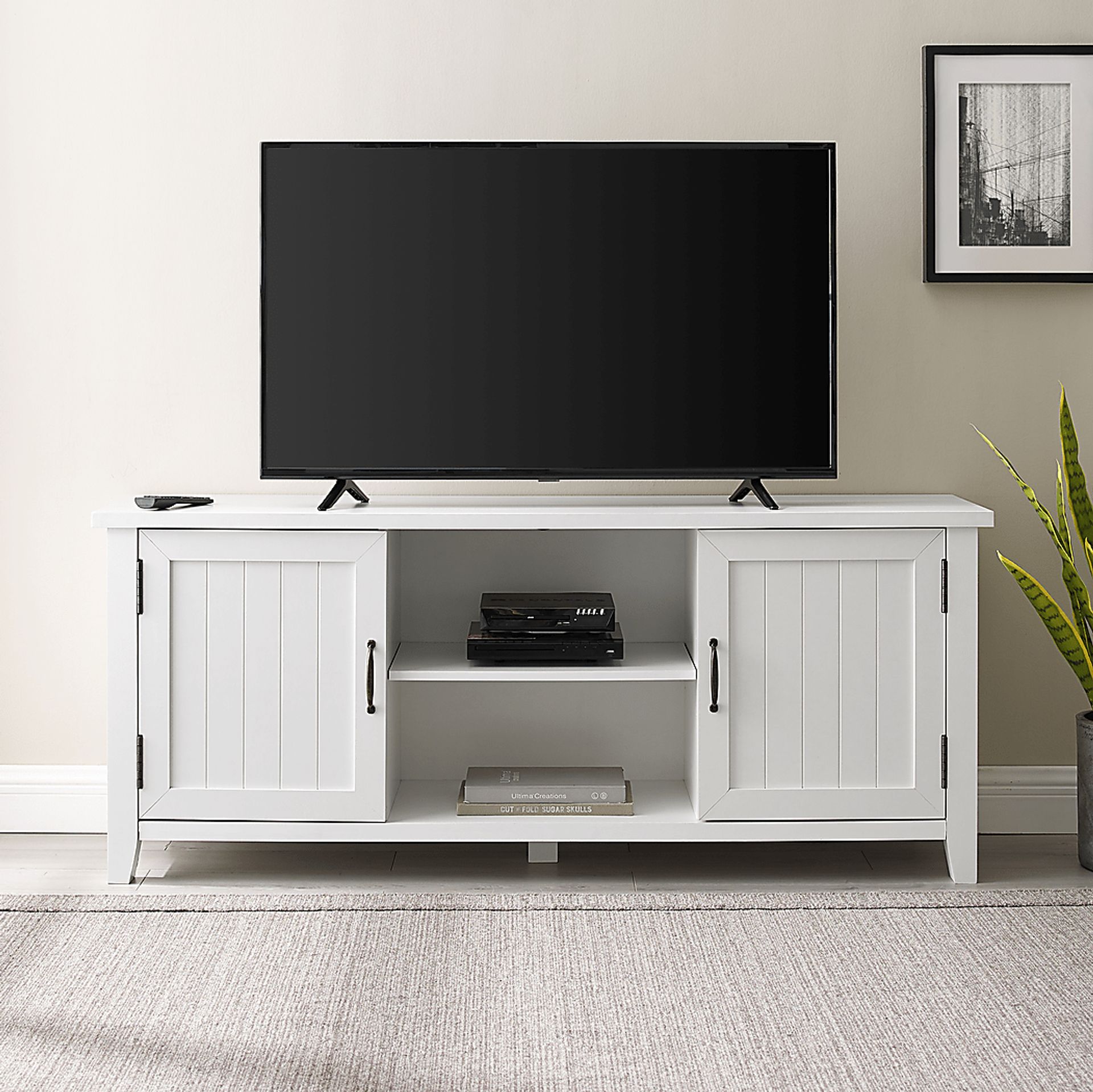 Draycott White 58 in. Console - Image 6