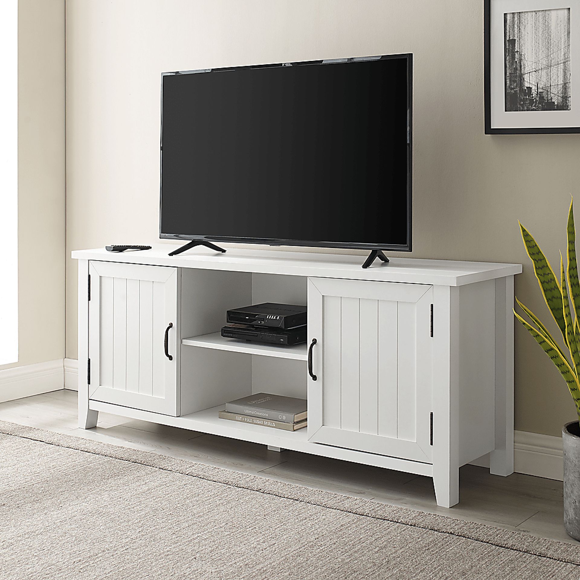 Draycott White 58 in. Console - Image 7