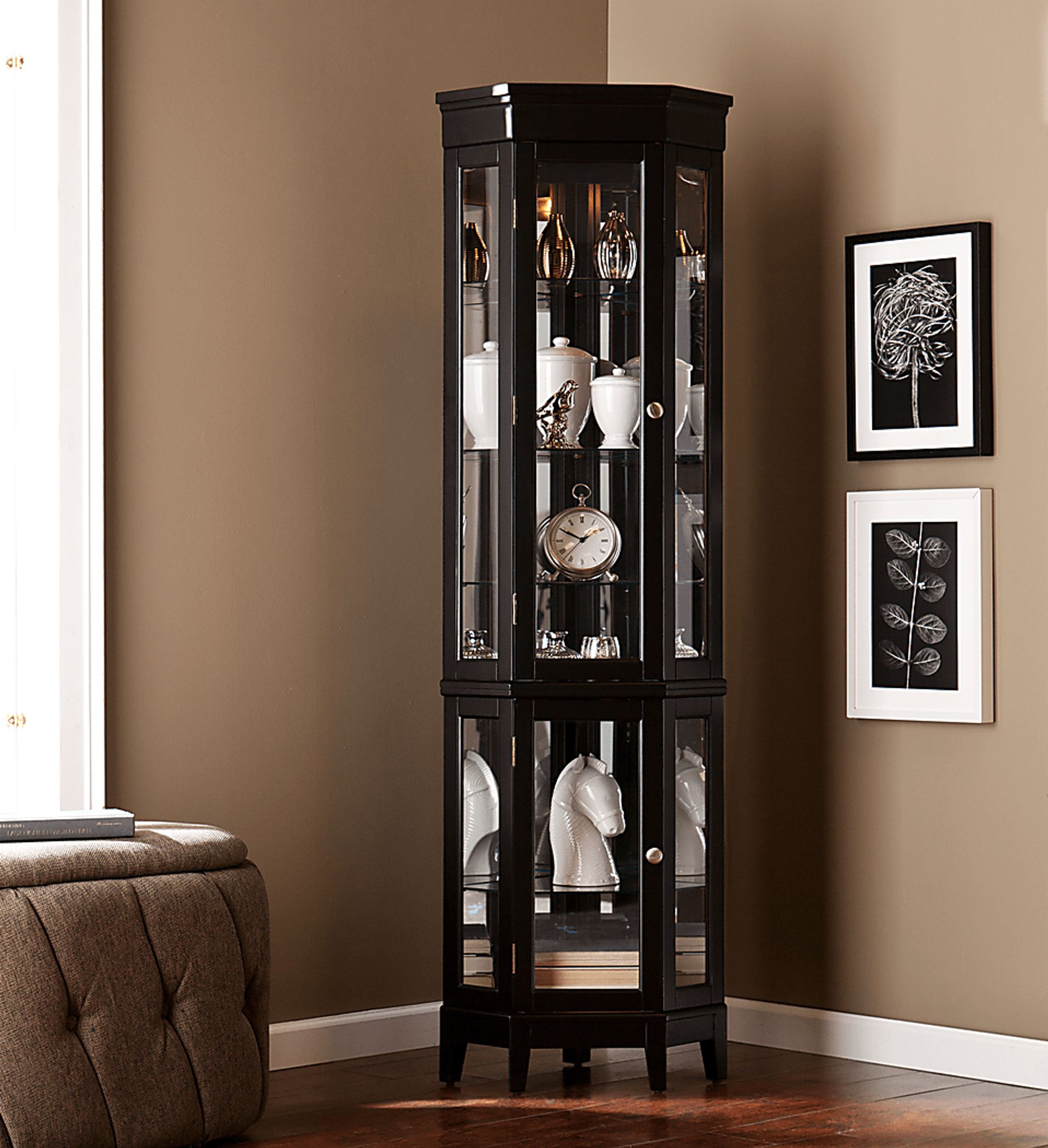 Draydell Black Curio Cabinet - Image 2