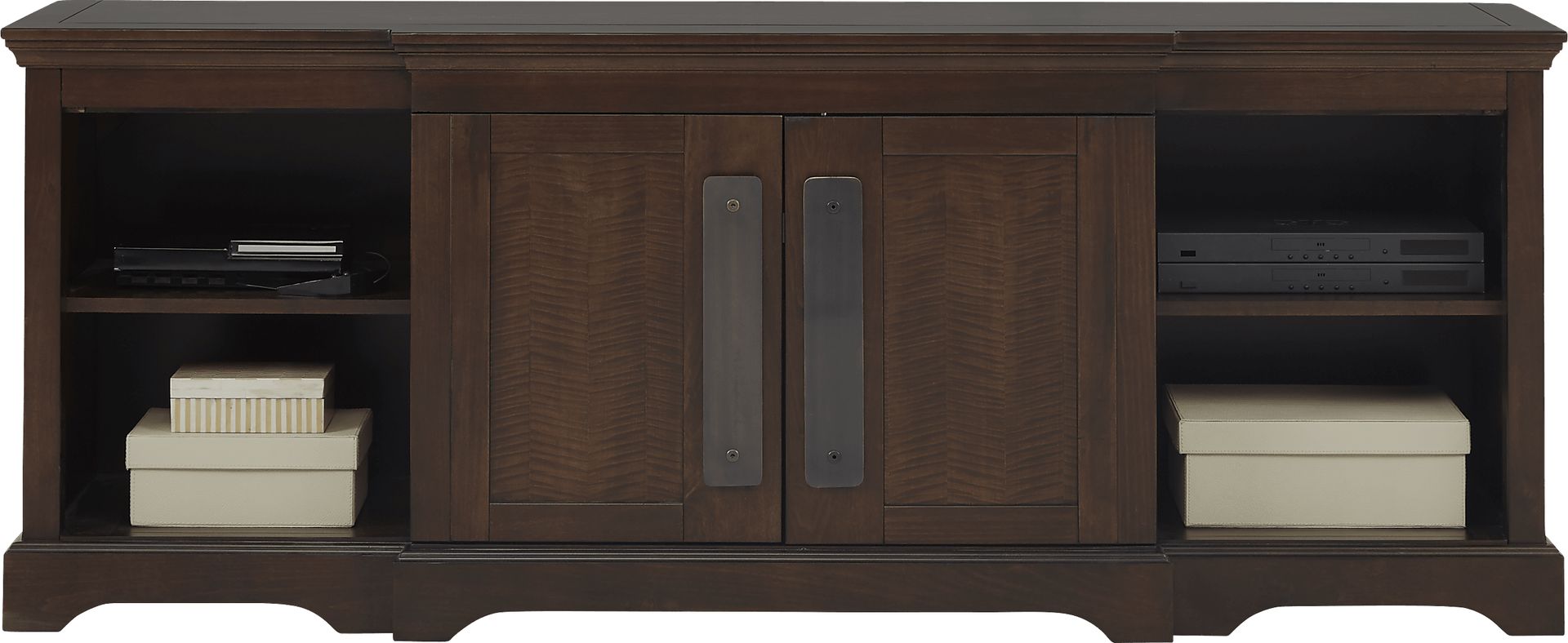 Drayden Hill Brown 80 in. Console - Image 3