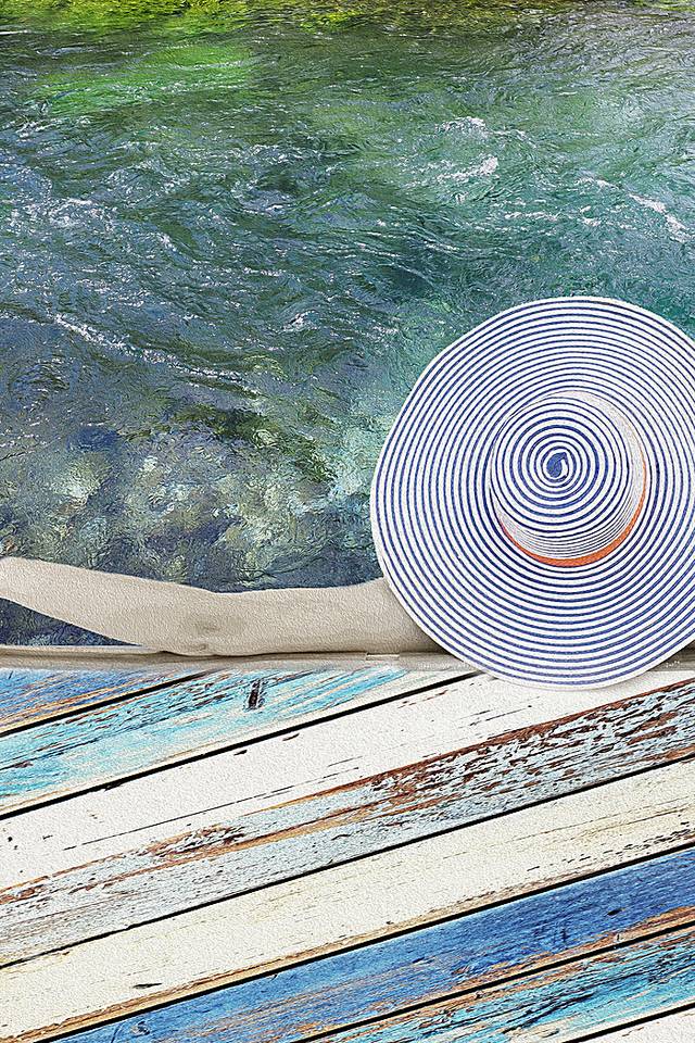Dream by the Pool Blue Artwork - Thumbnail - Image 1