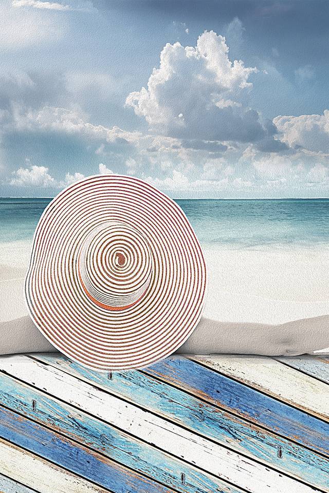 Dream by the Sea Blue Artwork - Thumbnail - Image 1