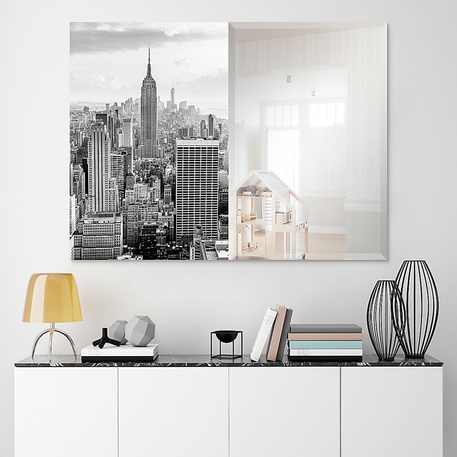 Dream in NY Gray Mirror - Image 3
