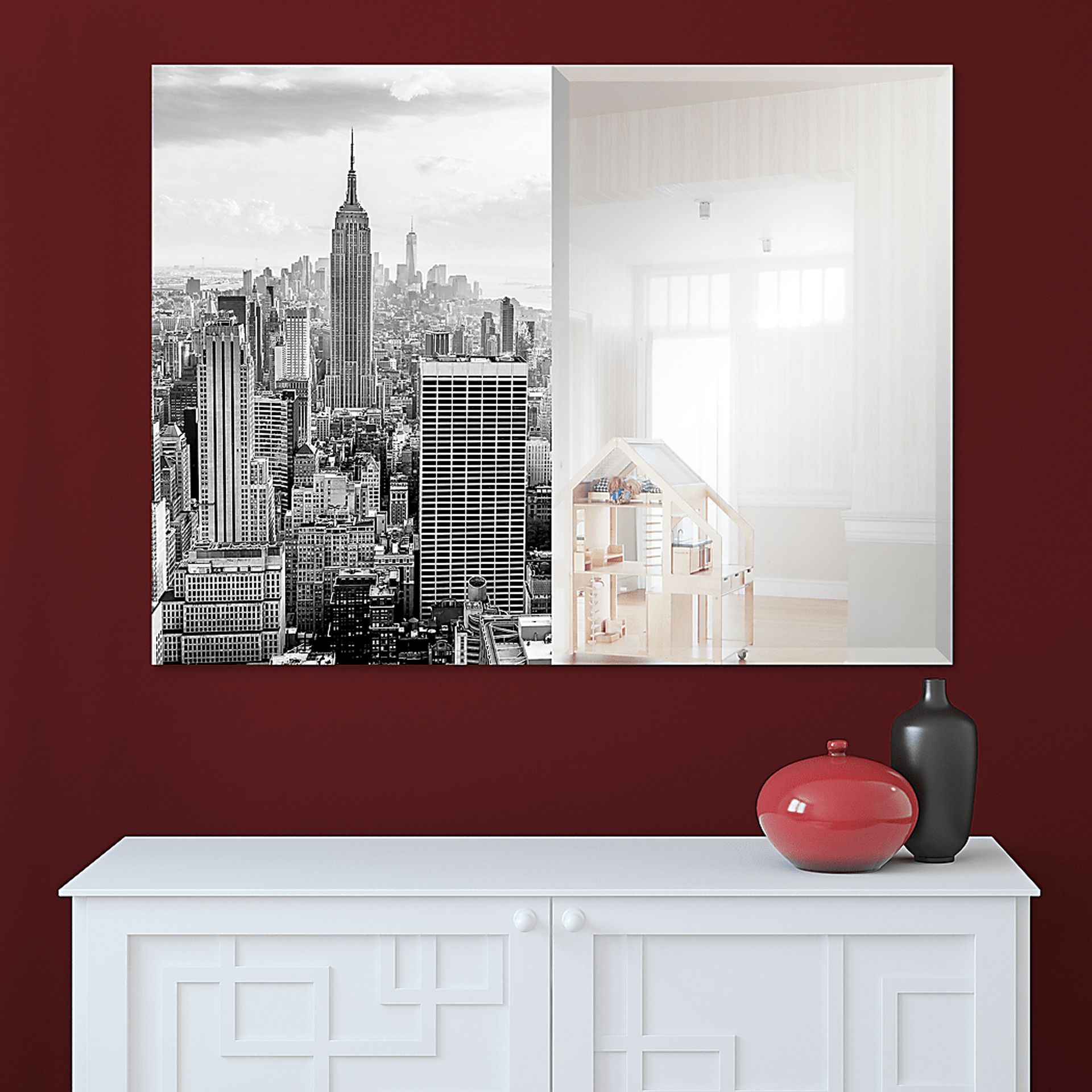 Dream in NY Gray Mirror - Image 5