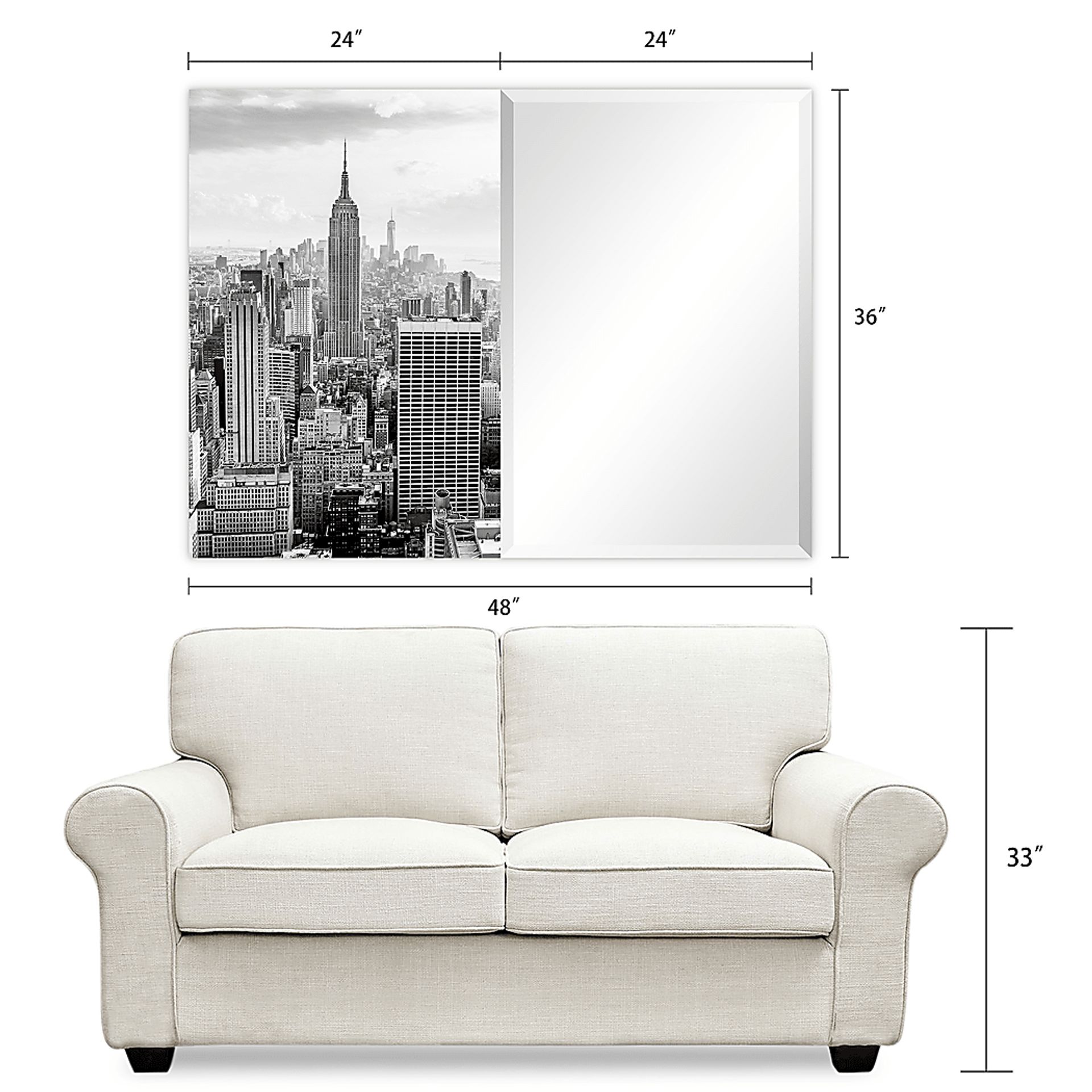 Dream in NY Gray Mirror - Image 7