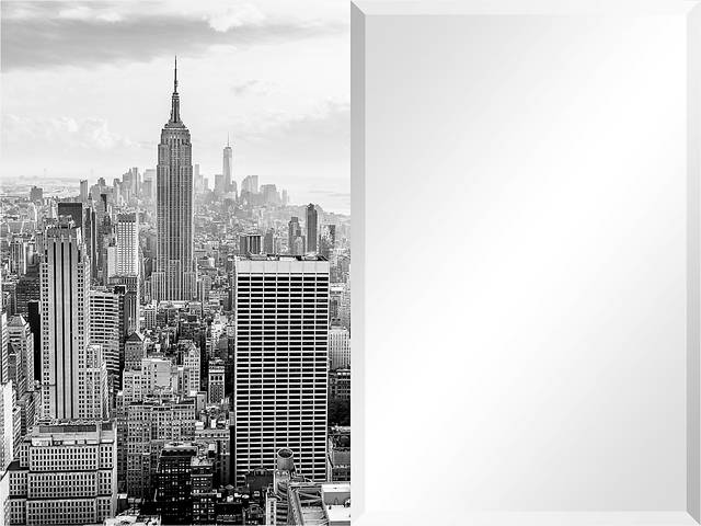 Dream in NY Gray Mirror - Thumbnail - Image 1