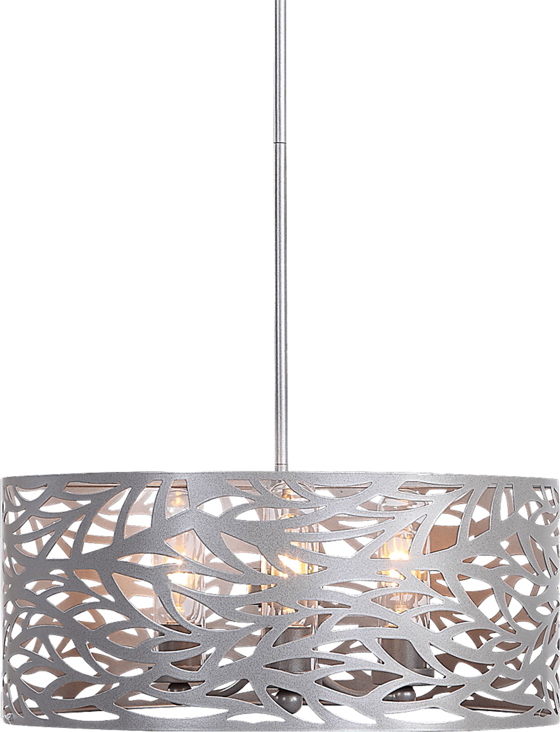 Dream Lane Silver Outdoor Pendant - Image 1