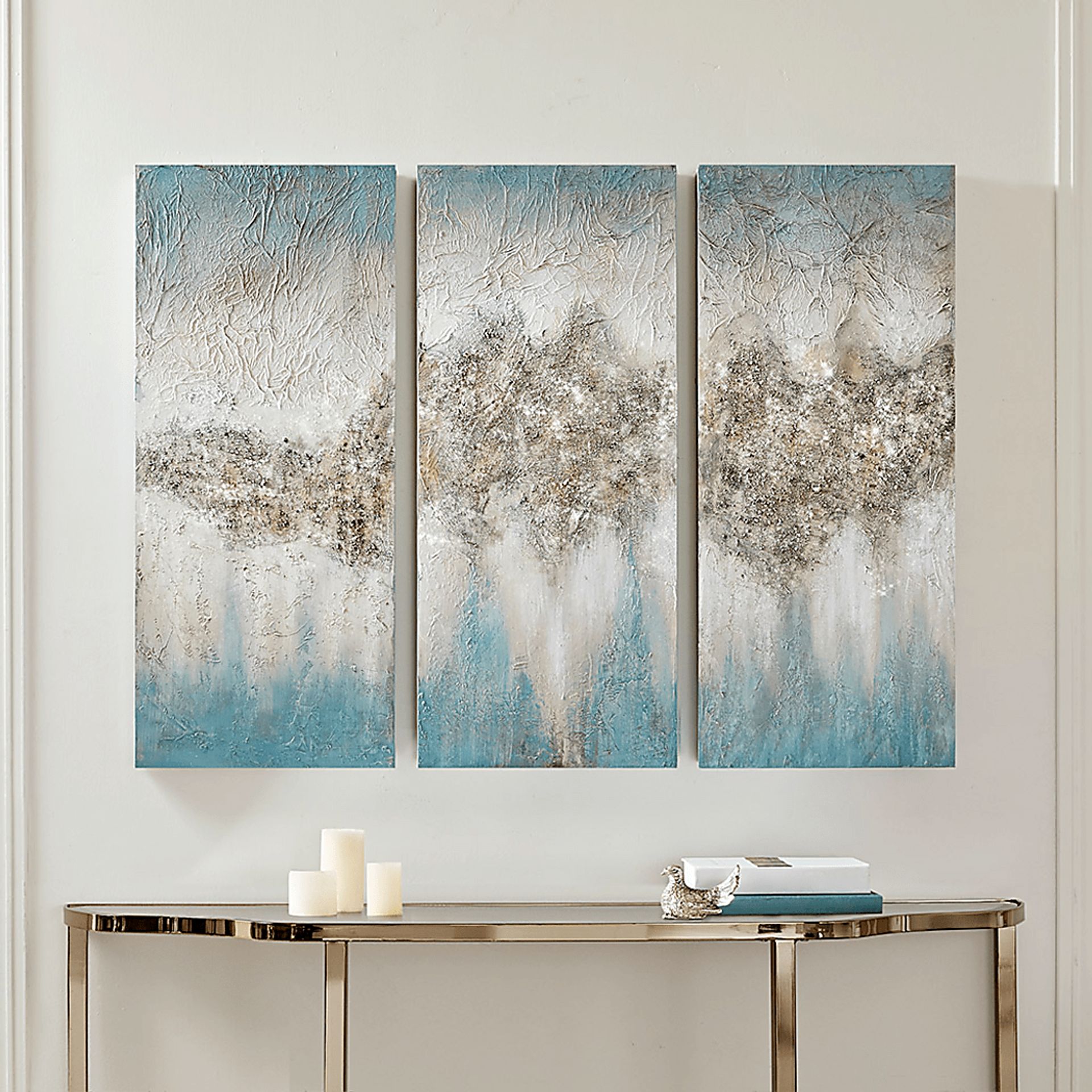 Dreams Above Blue Artwork, Set of 3 - Image 8
