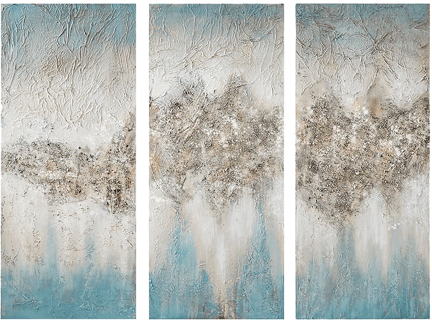 Dreams Above Blue Artwork, Set of 3