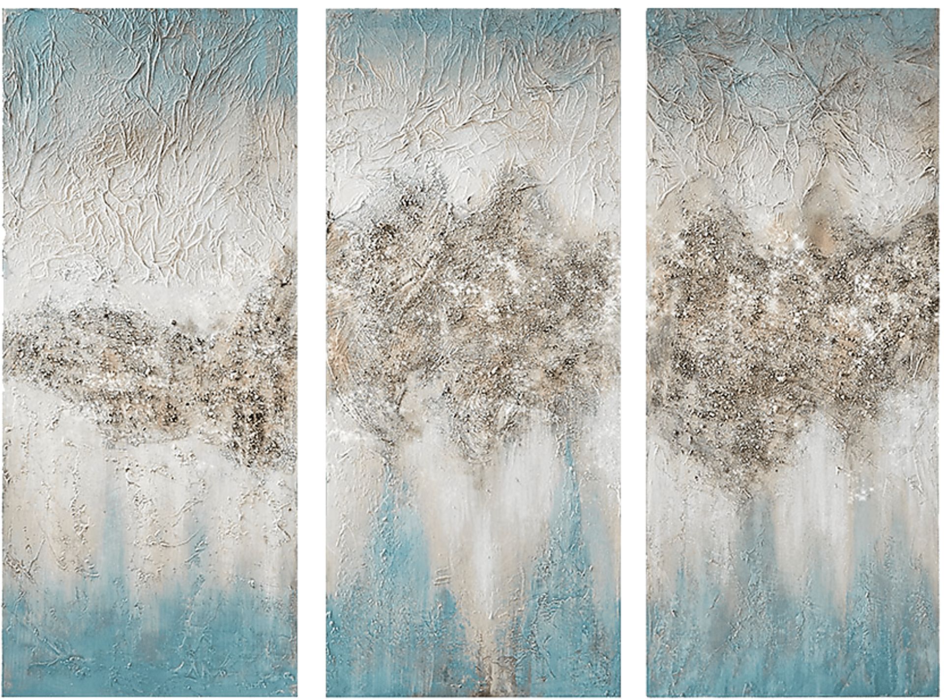 Dreams Above Blue Artwork, Set of 3 - Image 1