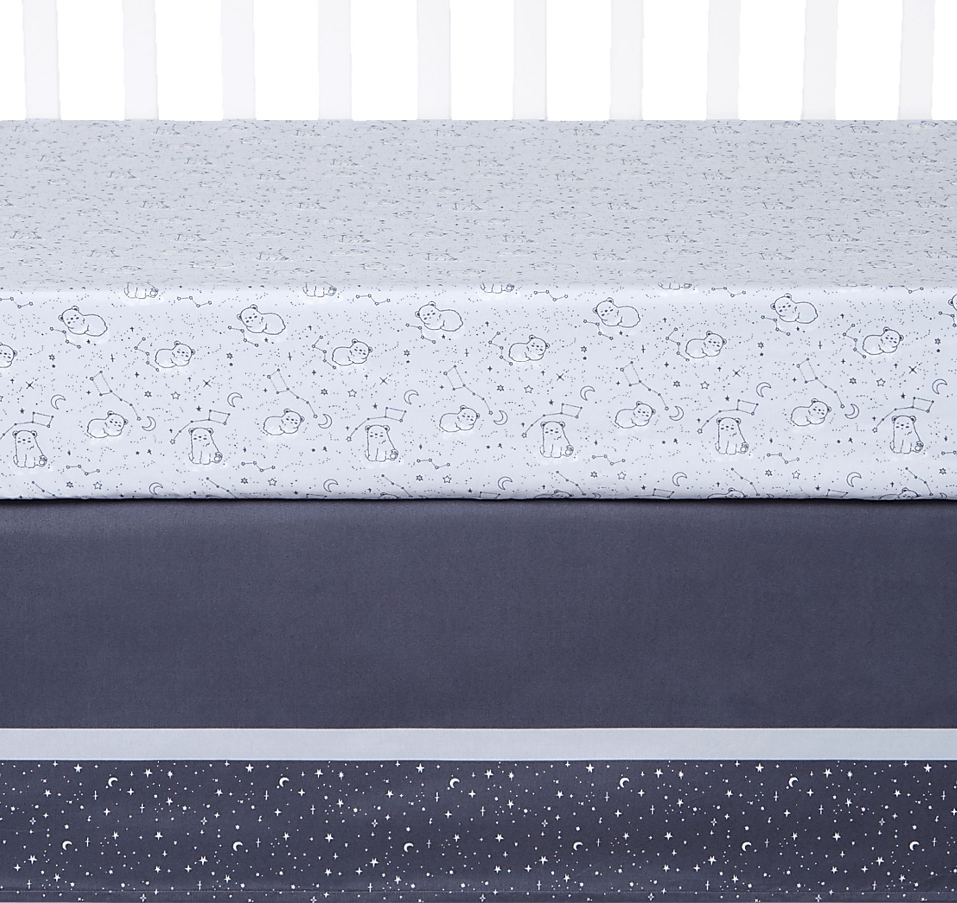 Dreamy Bear White 4 Pc Baby Bedding Set - Image 6