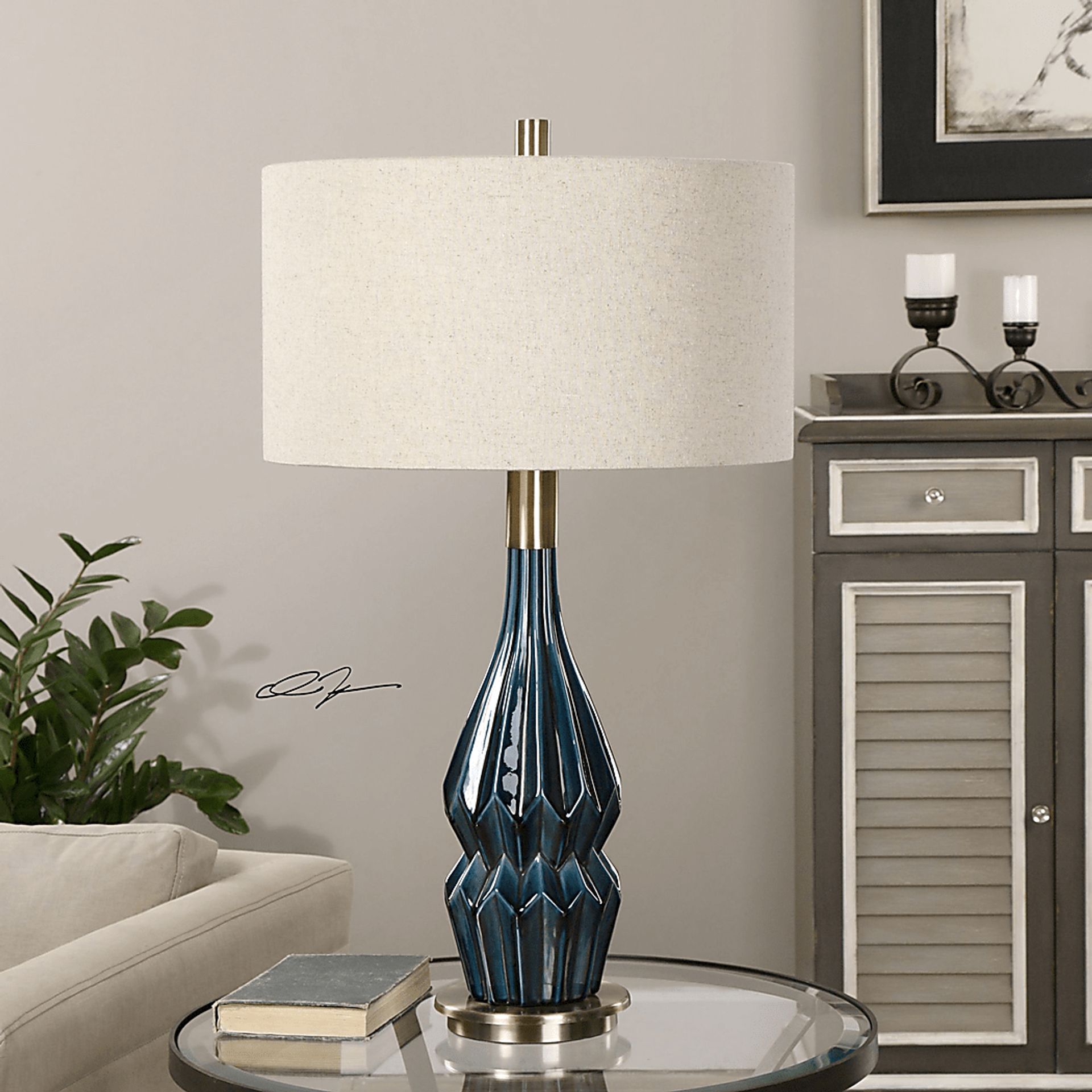 Dreamy Shores Blue Lamp - Image 2