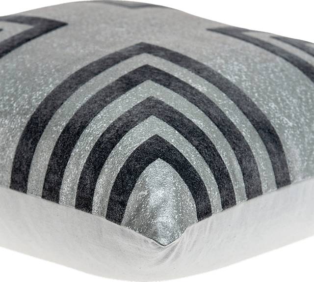 Dreda Gray Accent Pillow - Thumbnail - Image 4