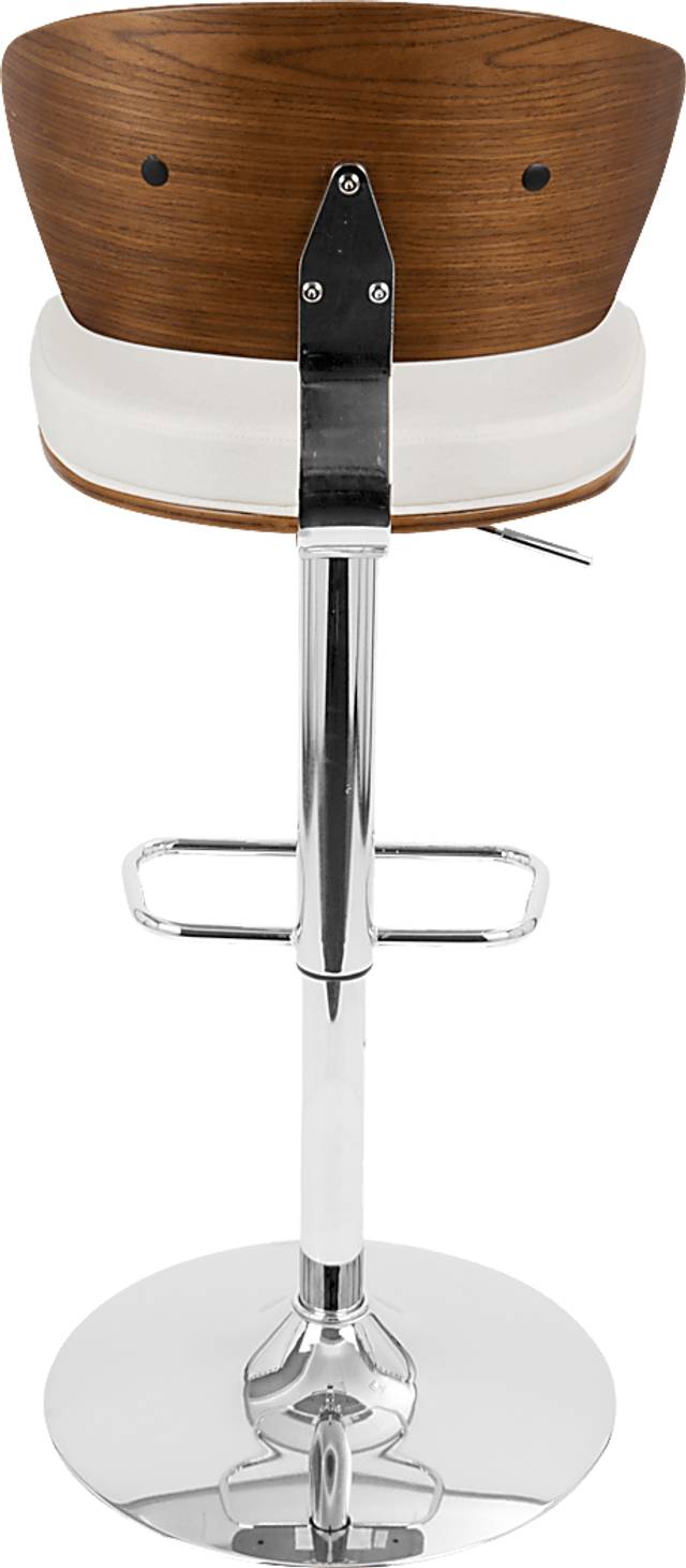 Dreem White Adjustable Swivel Counter Height Stool, Set of 3 - Thumbnail - Image 11