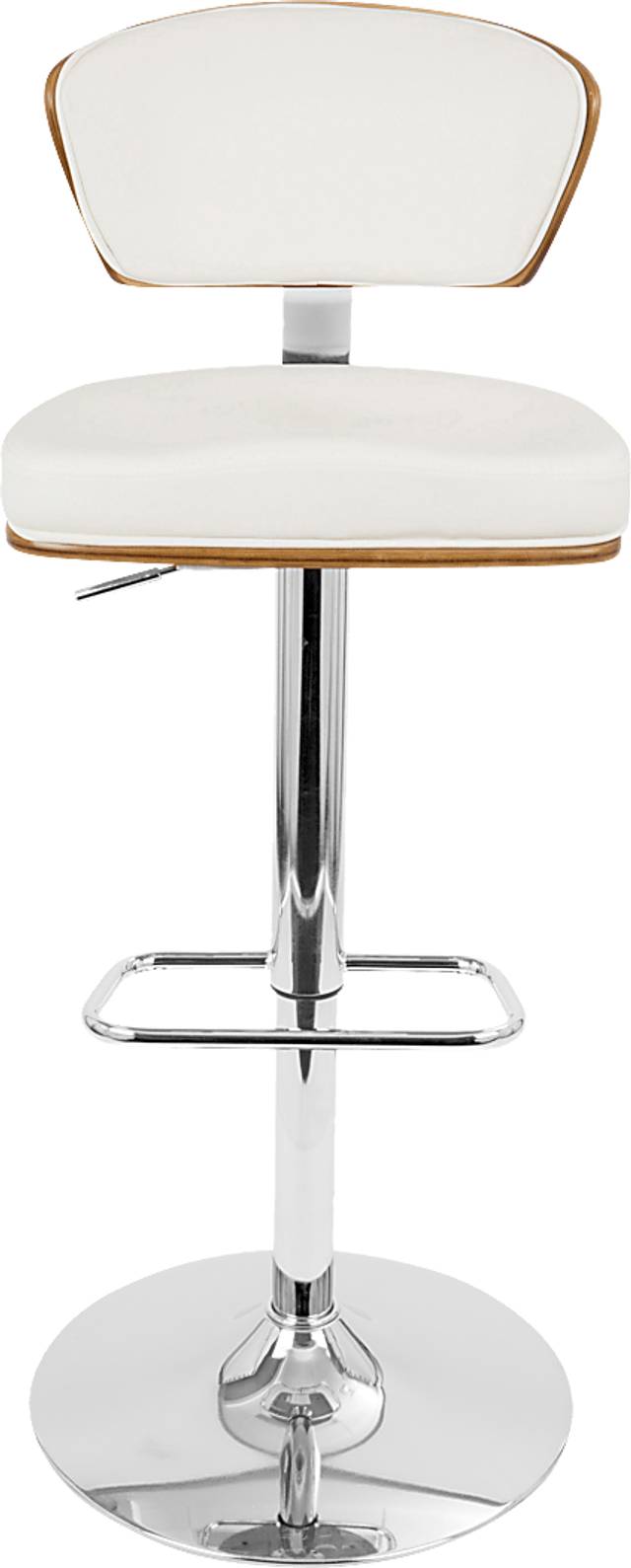 Dreem White Adjustable Swivel Counter Height Stool, Set of 3 - Thumbnail - Image 12