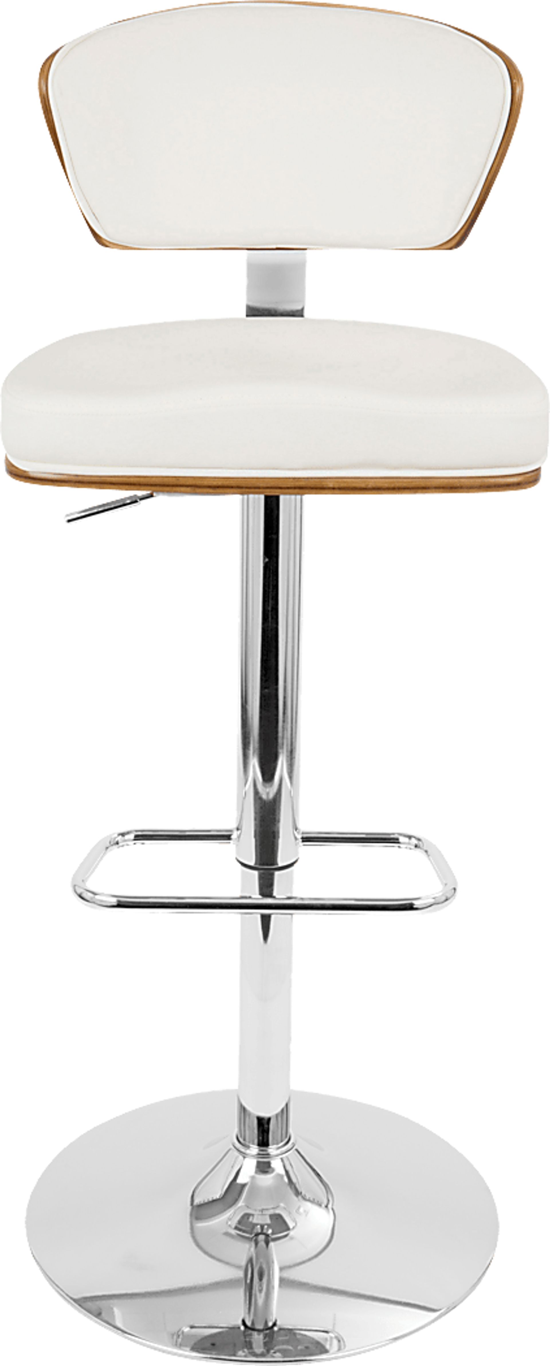 Dreem White Adjustable Swivel Counter Height Stool, Set of 3 - Image 12