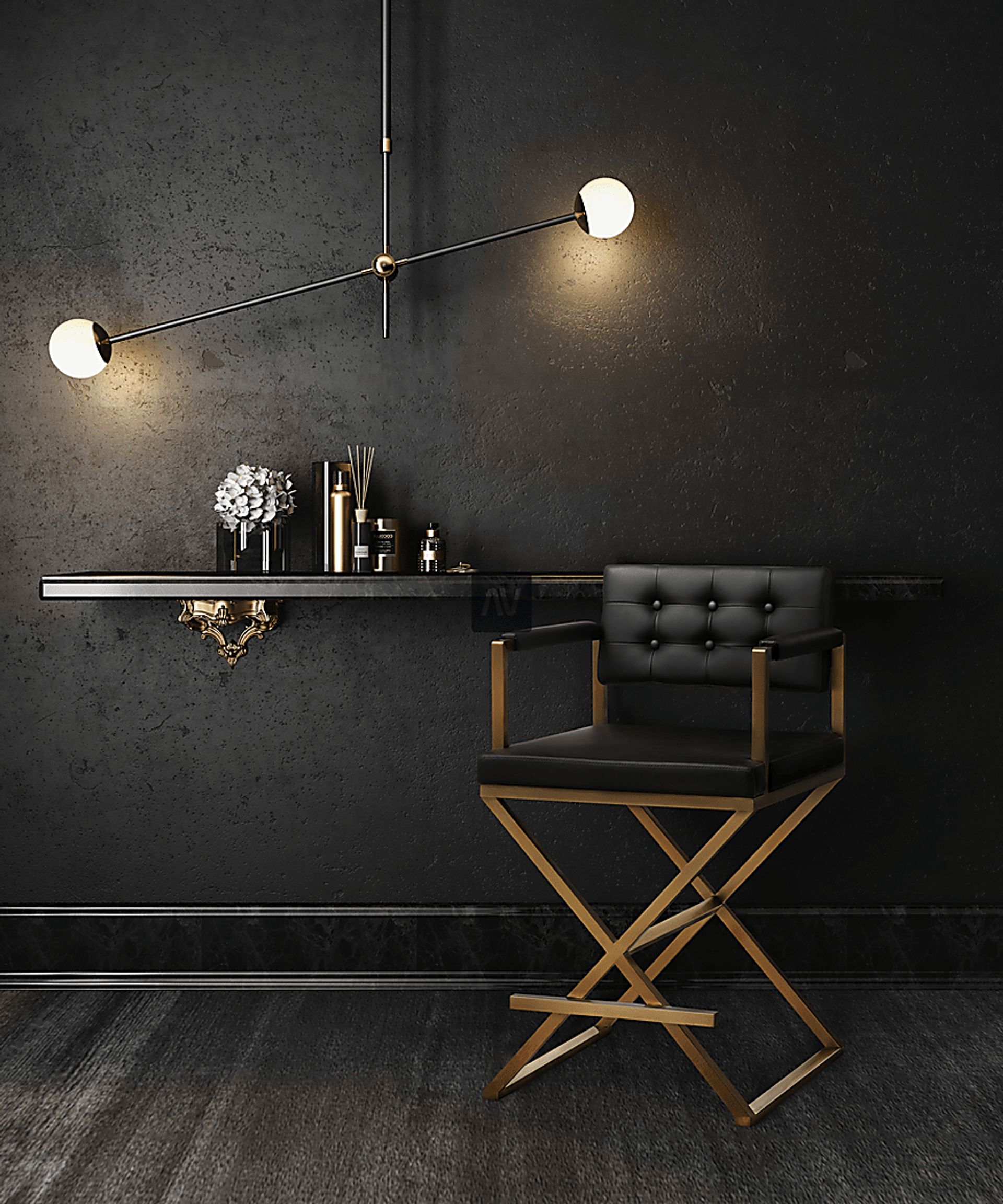 Drela Black Counter Height Stool - Image 8