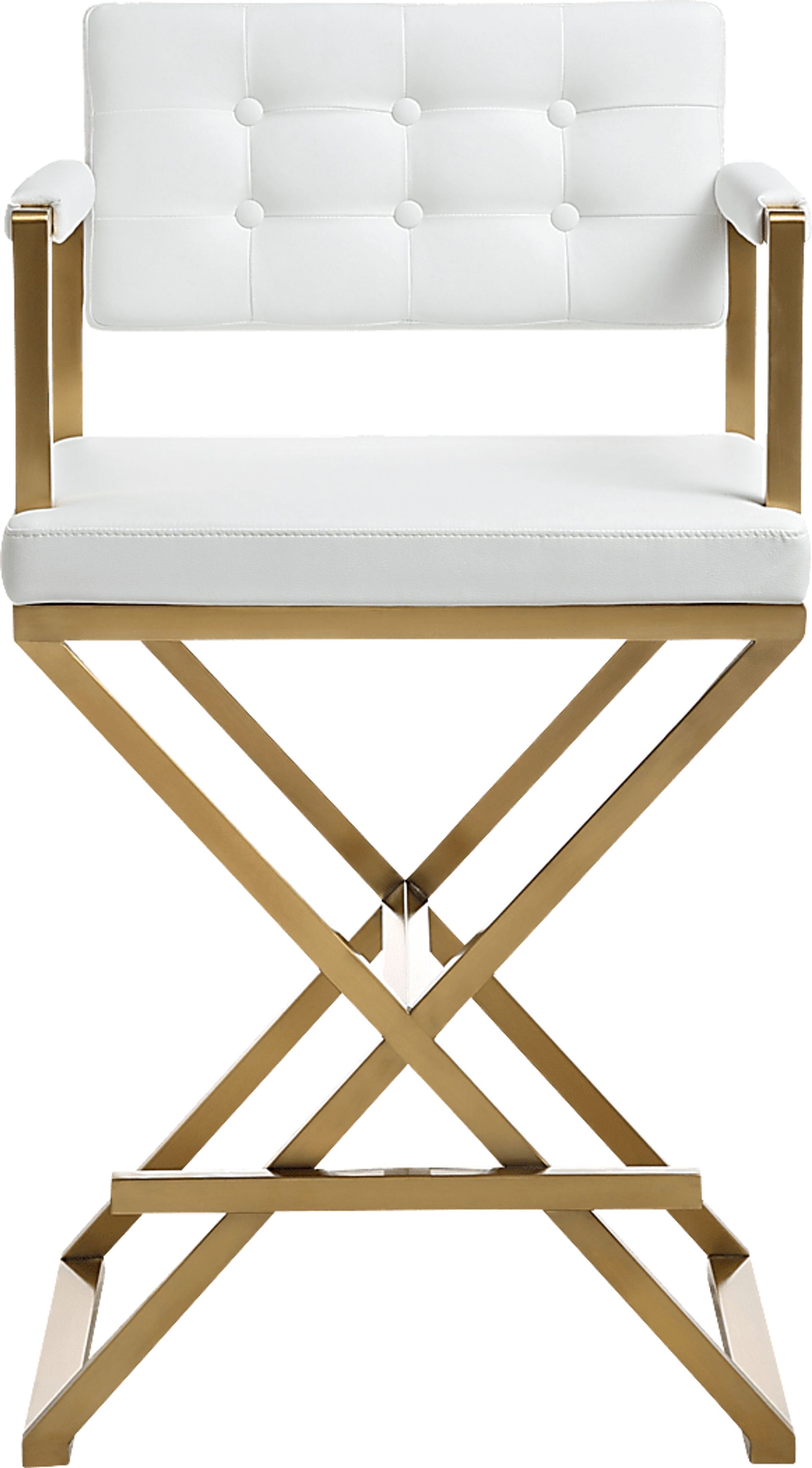 Drela White Counter Height Stool - Image 2