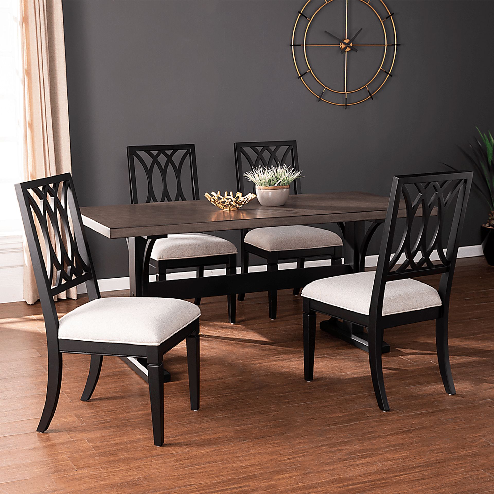 Drennen Gray Dining Table - Image 5