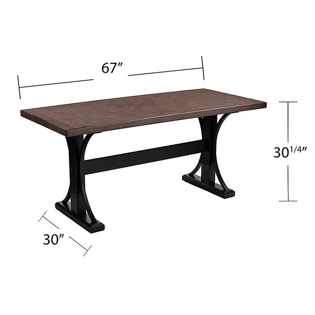 Drennen Gray Dining Table - Thumbnail - Image 6