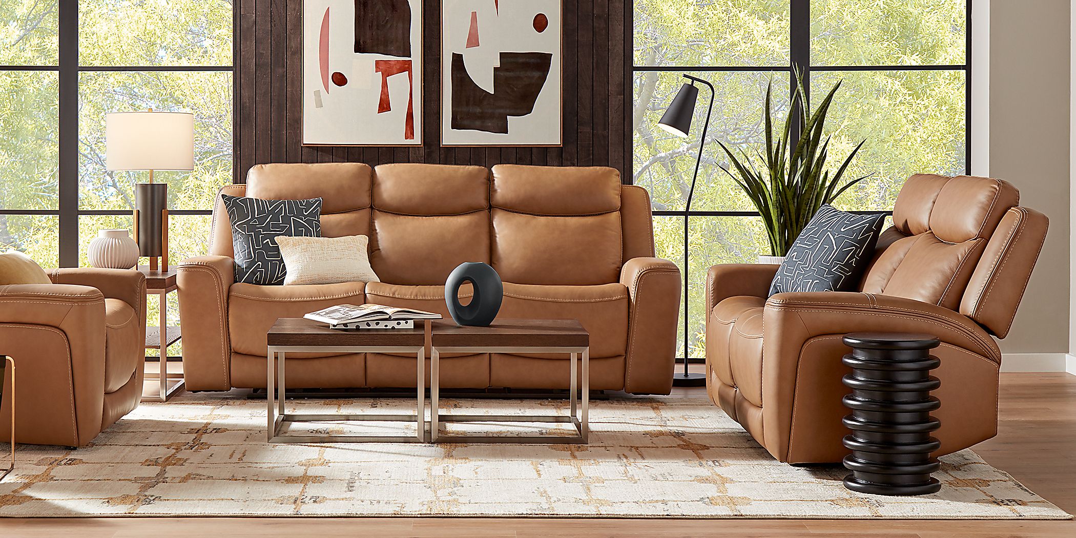 Rooms to go leather reclining living room sets deals