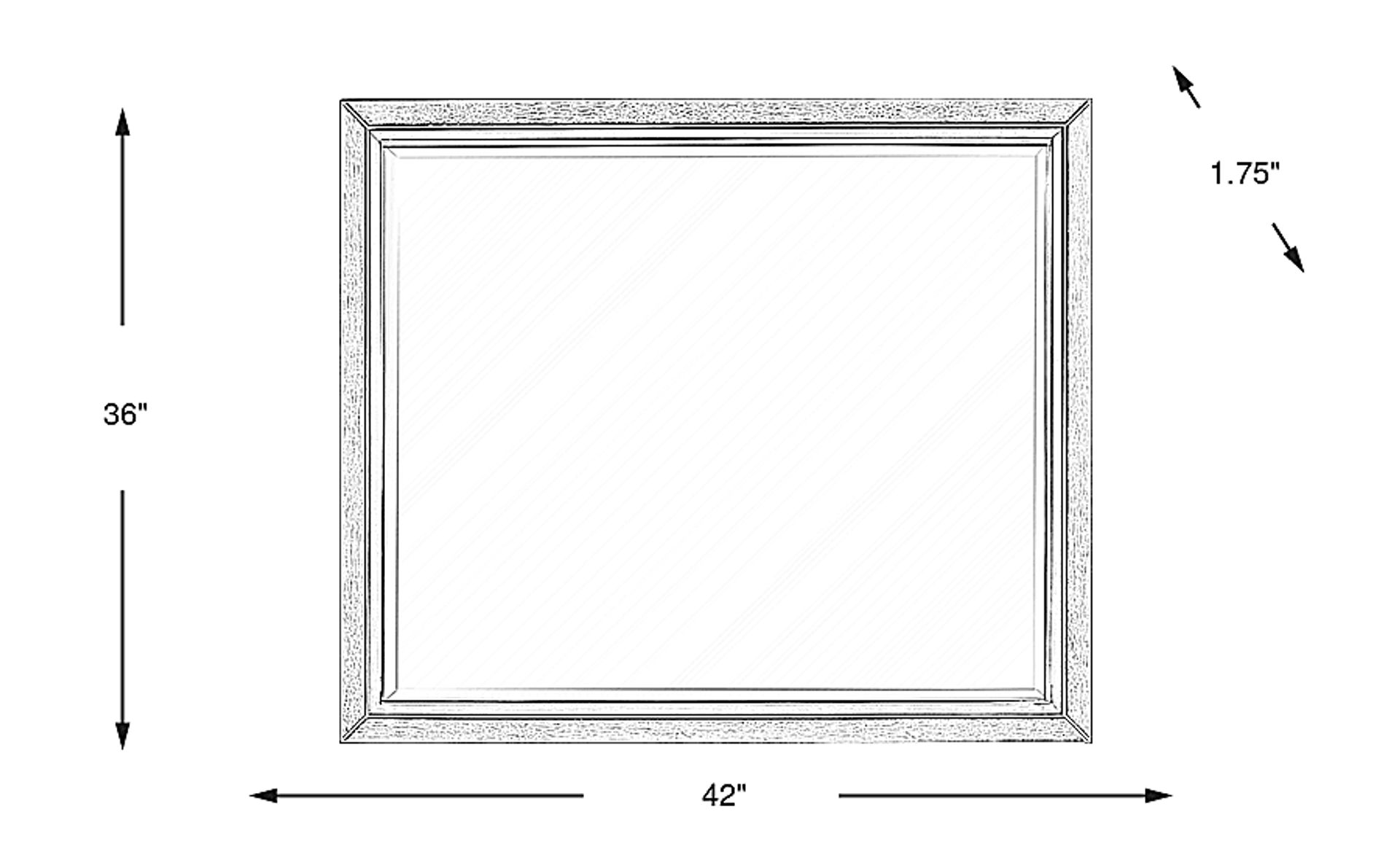 Dimension Image. Please refer to the Dimension Tab on this page for dimension details.