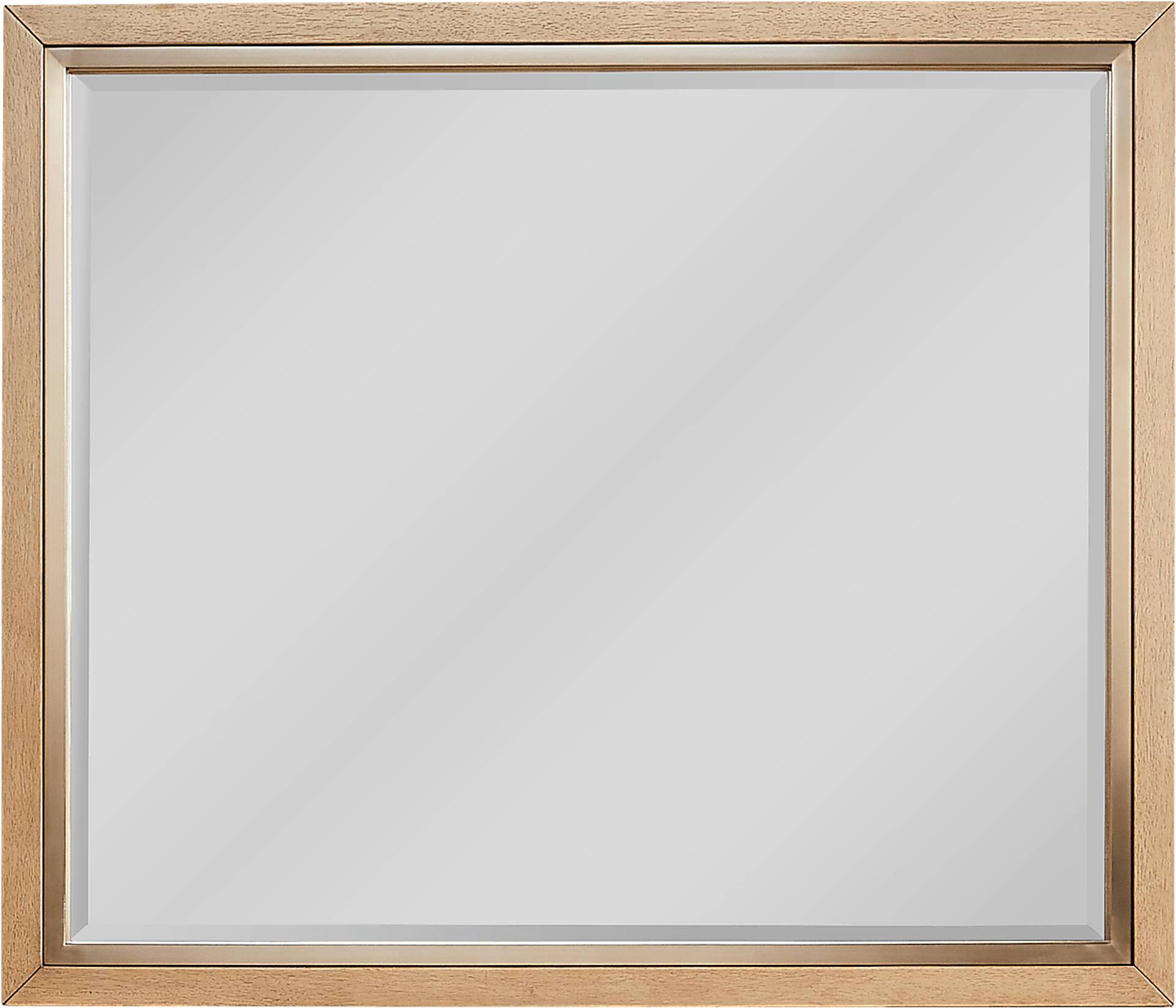 light oak mirror