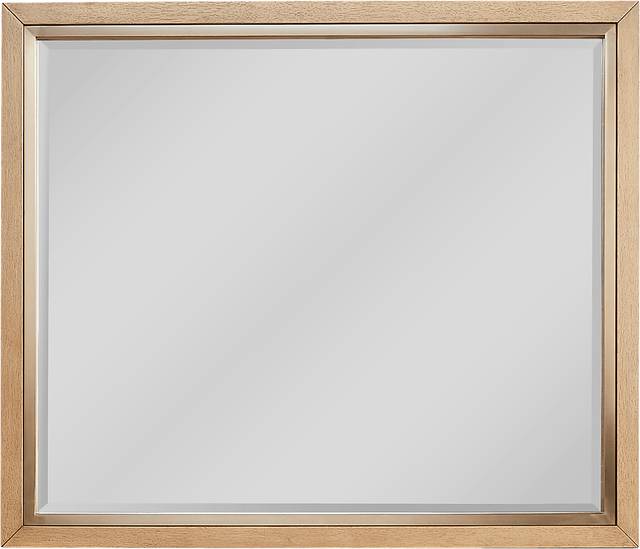 Alpine Lake Light Oak Mirror - Thumbnail - Image 1
