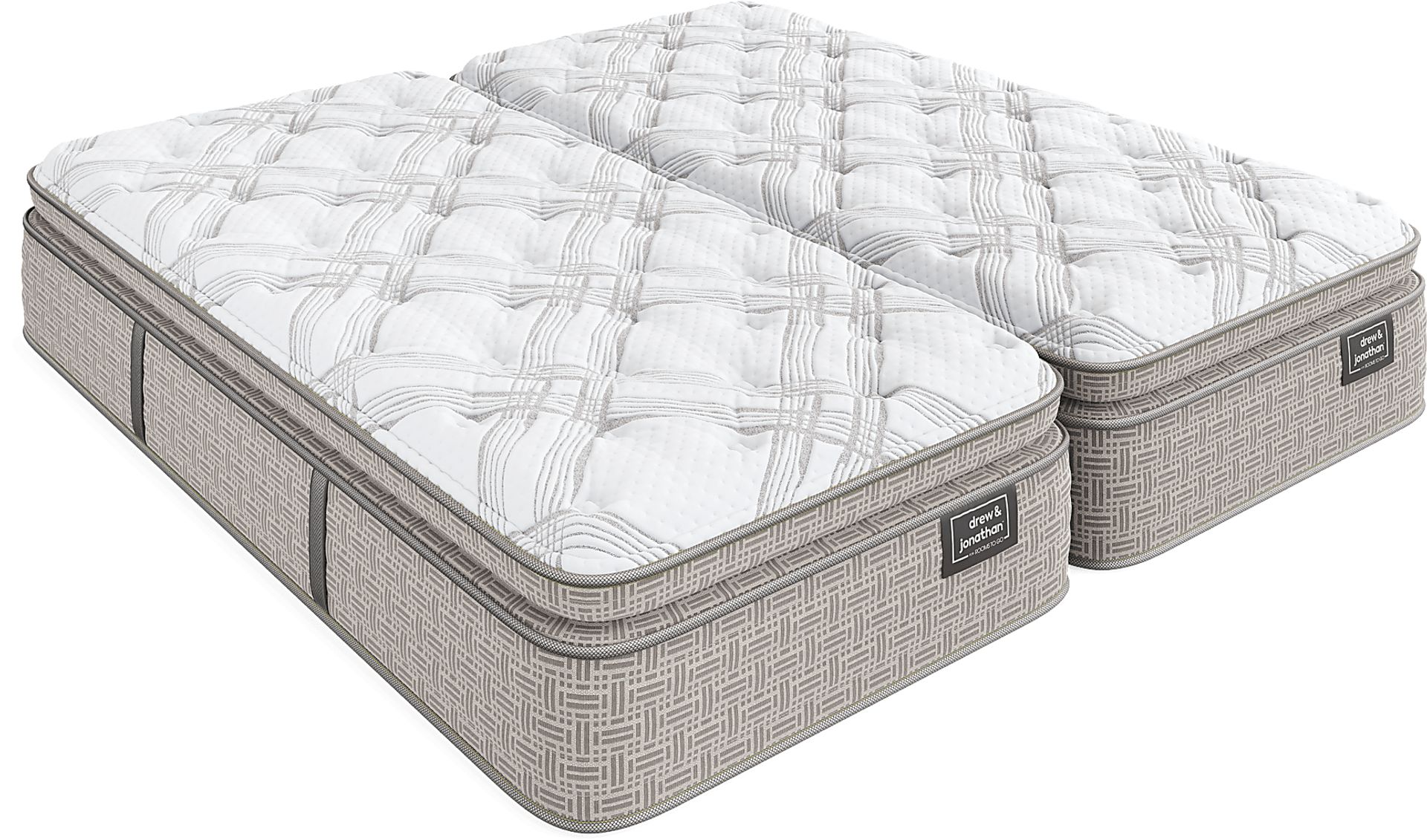Drew & Jonathan Arada Canyon Split King Mattress with Head Up Only Base - Image 1