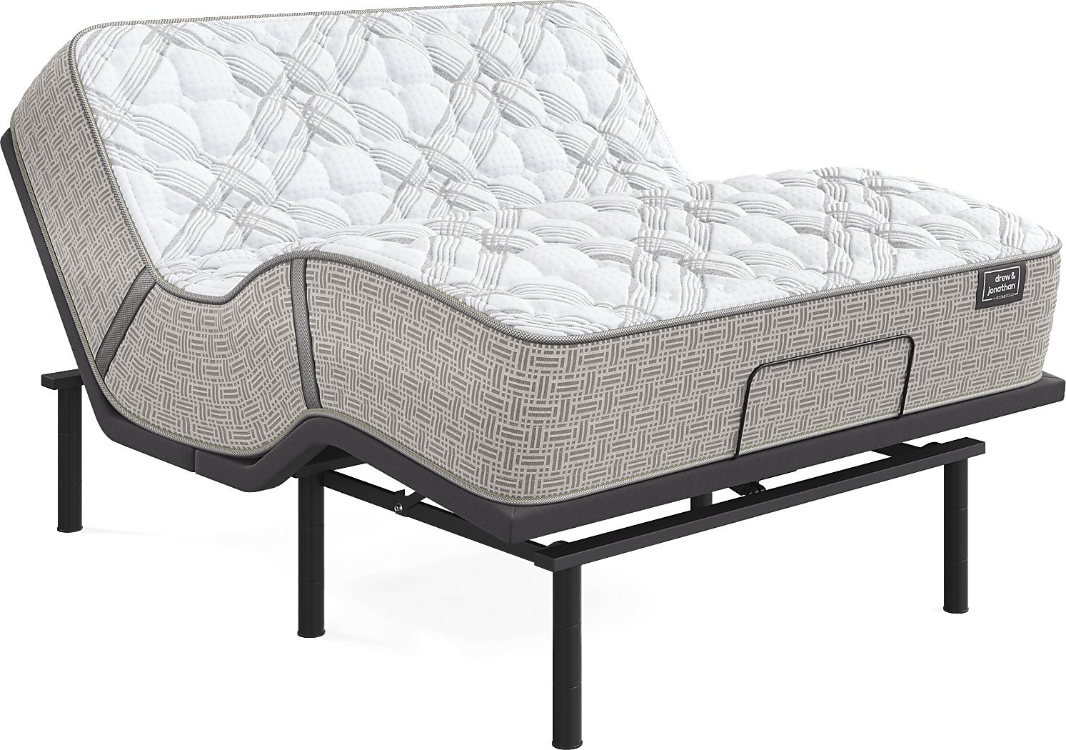 Drew & Jonathan Capertee Queen Mattress With Baselogic Silver