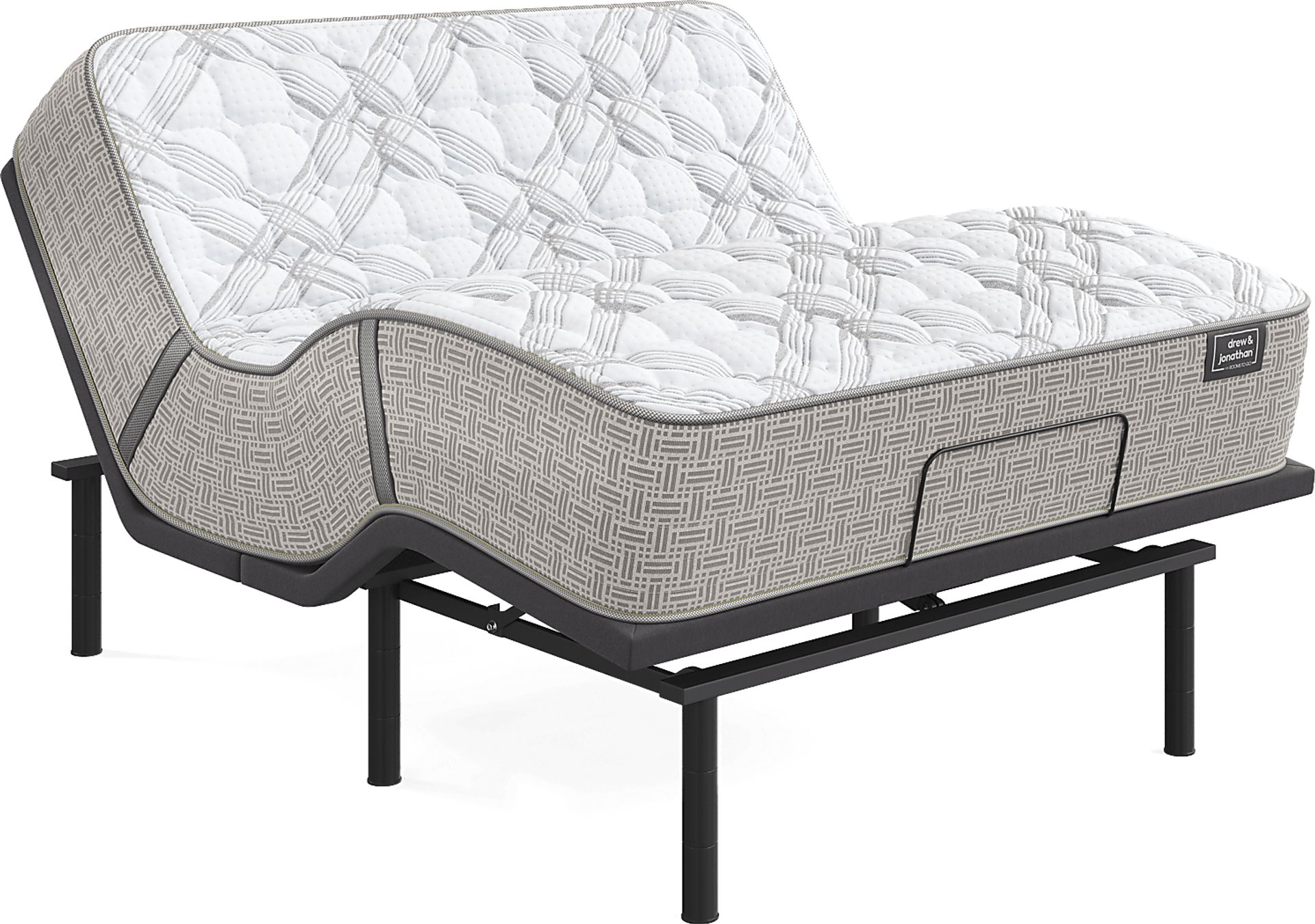 Drew & Jonathan Capertee Split King Mattress With Baselogic Silver - Image 1